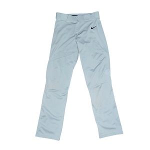 Nike Vapor Pro Straight Leg Baseball Pants Grey Size Medium Boys